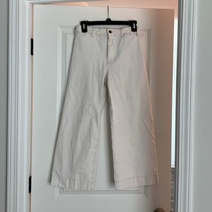 Pilcro High Waist Wide Leg Cropped Pant
